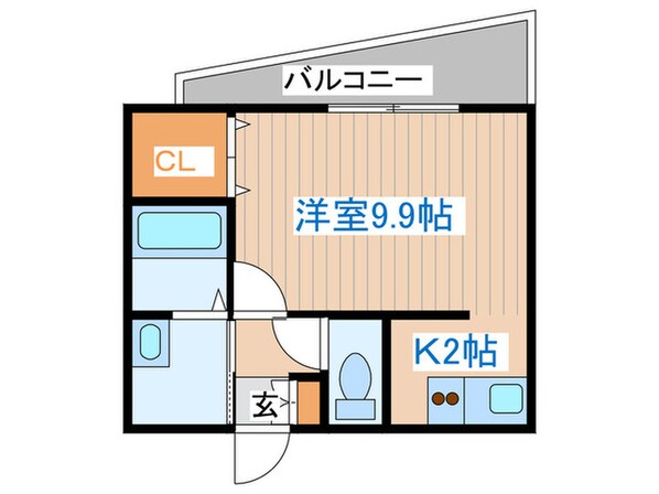 イオ南3条の物件間取画像